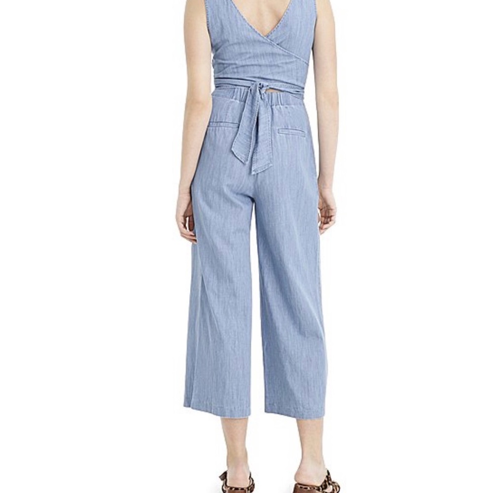JCrew | Dark Matter Chambray Jumpsuit